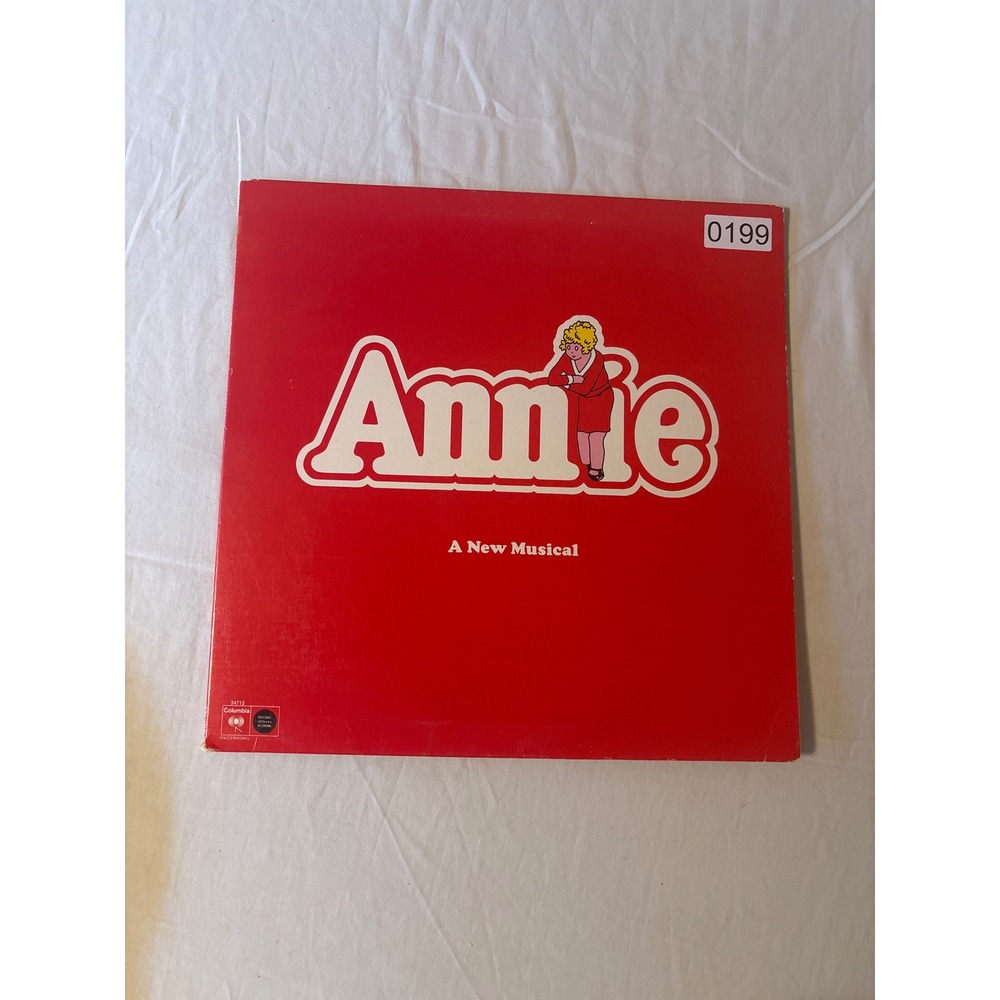 Columbia Annie Original Broadway Cast Vinyl LP‎ Album 12" Red Good 1977 JS 34712